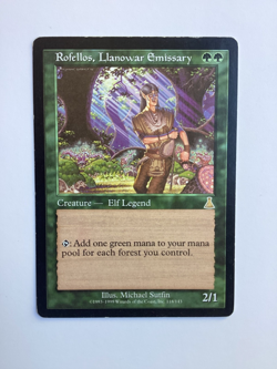 Magic card: Rofellos, Llanowar Emissary Urza's Destiny Regular finish - Image 1
