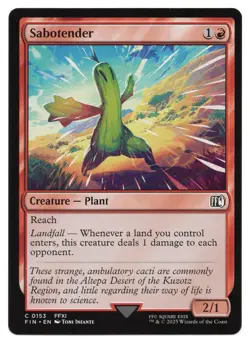 MTG Sabotender | #153 Final Fantasy | English - Image 1
