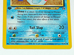 Wooper 71/75 Neo Discovery 1st Edition Common Pokemon Card Yukiko Baba Vintage - Image 5
