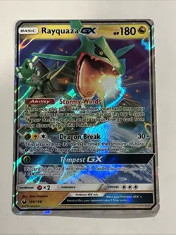 Rayquaza GX - 109/168 - Ultra Rare - SM - Celestial Storm - Pokemon TCG - Image 1