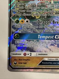 Rayquaza GX - 109/168 - Ultra Rare - SM - Celestial Storm - Pokemon TCG - Image 5