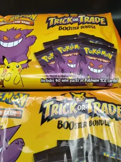 2022 Pokemon TCG TRICK OR TRADE BOOSTER BUNDLES New & Sealed Halloween 80 Packs - Image 3