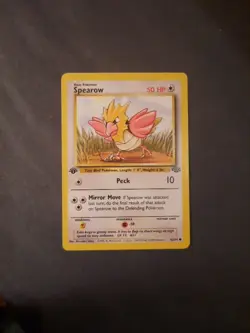Pokemon Card Spearow 1st Edition Jungle #62 1999 NM - Image 3