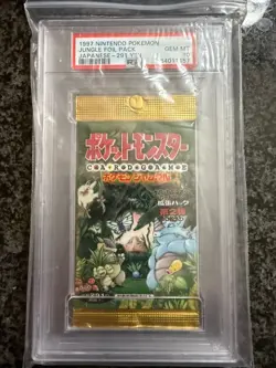 1997 Nintendo Pokemon Jungle Foil Pack Japanese 291 Yen PSA 10 Gem Mint SNORLAX - Image 1