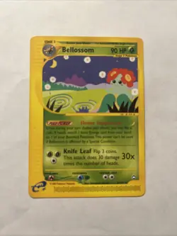 Pokemon TCG Bellossom Aquapolis Card 5/147 Non-Holo Rare NM - Image 1