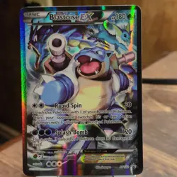Pokemon Blastoise EX XY Promo Full Art Holo Card XY122 Basic HP180 2016 - Image 1