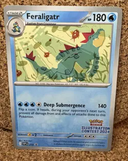 Feraligatr - 213 (Illustration Contest 2024) 213 Sv: Scarlet & Violet Pokemon - Image 1