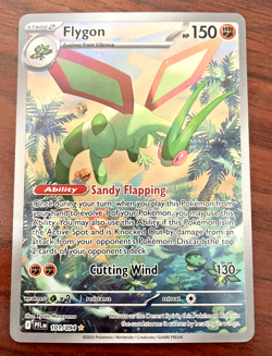 Pokemon card - Flygon #101 - Phantasmal Flames 2025 - Illustration Rare Holo - Image 2
