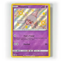 Pokemon - Hatenna - SV054/SV122 - SWSH Shining Fates - Shiny Vault Card - Image 1