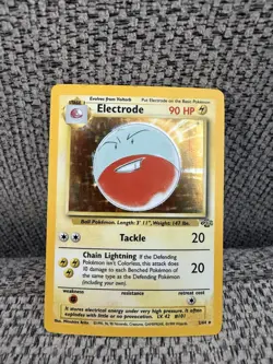 Pokemon TCG Electrode Jungle 2/64 Holo Unlimited Holo Rare Lp/NM - Image 1