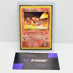 CARTA POKEMON BLAINE‘S MAGMAR 37/132 - ENG - GYM HEROES - NEAR MINT - Image 1