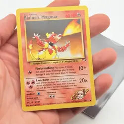 CARTA POKEMON BLAINE‘S MAGMAR 37/132 - ENG - GYM HEROES - NEAR MINT - Image 2