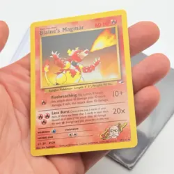 CARTA POKEMON BLAINE‘S MAGMAR 37/132 - ENG - GYM HEROES - NEAR MINT - Image 3