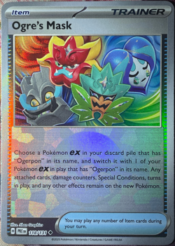 Ogre's Mask Poke Ball Reverse Holo - 118/131 - Prismatic Evolutions Pokemon 2025 - Image 1
