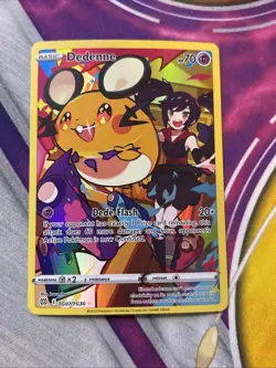 Pokemon TCG Dedenne Sword & Shield: Brilliant Stars TG07/TG30 Holo Secret Rare - Image 3