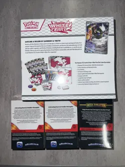 Pokemon White Flare Elite Trainer Box, 2 Surging Sparks, Mega Evo Sealed Lot - Image 3