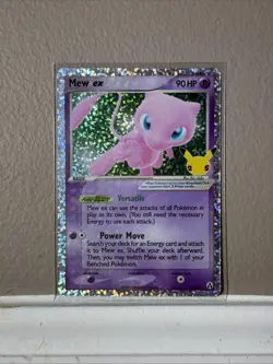 Pokemon TCG Mew EX 88/92 Celebrations Classic Collection Holo - Image 1