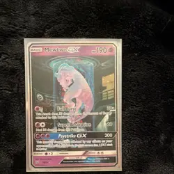 Pokemon Mewtwo GX 78/73 Secret Rare Full Art Holo 190 HP Shining Legends TCG - Image 1