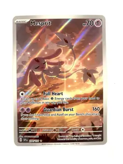 Mesprit 204/191 Sv08: Surging Sparks Illustration Rare Holo Pokemon TCG NM - Image 1