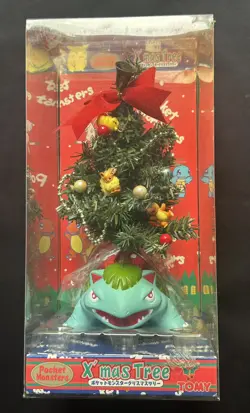 1997 Venusaur Christmas Tree Figure Japanese Tomy Pokemon Pikachu flareon etc - Image 1