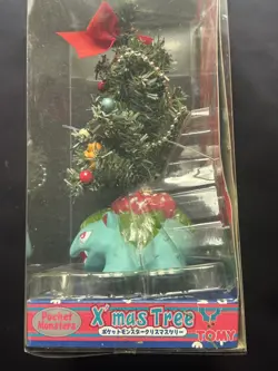 1997 Venusaur Christmas Tree Figure Japanese Tomy Pokemon Pikachu flareon etc - Image 5