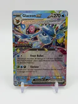 NM - Glaceon ex Promo (Prismatic Evolutions Stamp) 026/131 Pokemon TGC - Image 1
