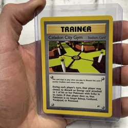 Pokemon TCG Uncommon Celadon City Gym 107/132 Gym Heroes Unlimited NM Vintage - Image 2