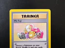 Pokemon Trainer Mr. Fuji 58/62 Fossil Vintage WOTC Uncommon - Image 3