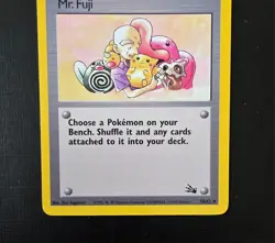 Pokemon Trainer Mr. Fuji 58/62 Fossil Vintage WOTC Uncommon - Image 4