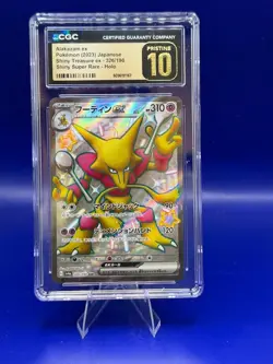 ✨✨ CGC 10 Pristine Alakazam ex Shiny 326/190 SSR Shiny Treasure ex sv4a Pokemon - Image 1