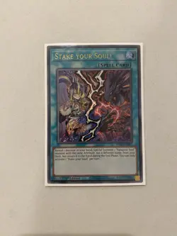 Stake Your Soul! WISU-EN023 Ultra Rare 1st Ed NM - Image 1