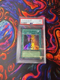 2002 Yu-Gi-Oh! Konami Change of Heart MRD-060 Metal Raiders 1st Ed PSA 9 - Image 1