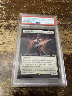 MTG Beatrix, Loyal General 0426 Rare Extended Art Final Fantasy PSA GEM MINT 10 - Image 1