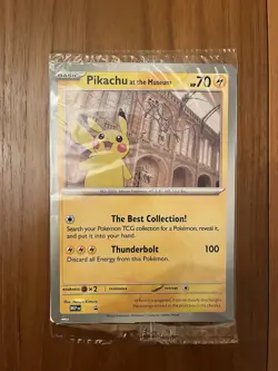 Pikachu At The Museum Pokemon TCG Jumbo Card SEALED Brand New MEP Promo - Image 1