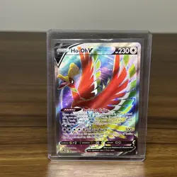 Ho-Oh V #187/195 Silver Tempest - Ultra Rare Holo Pokemon Card - Image 1