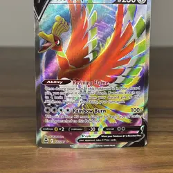 Ho-Oh V #187/195 Silver Tempest - Ultra Rare Holo Pokemon Card - Image 4