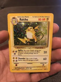 Raichu 14/102 | Base Set | Holo Pokemon Card - Image 5