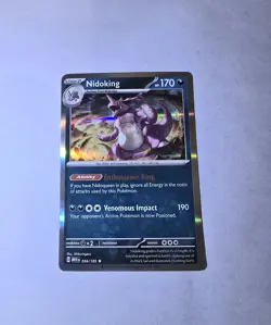 Pokemon Card - Nidoking 34/165 Holo - Rare - Image 1