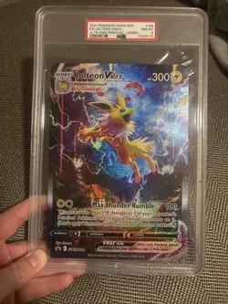 Pokemon Celebrations Collection JUMBO Jolteon Vmax #SWSH184 Promo Card PSA 8 - Image 1