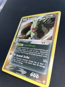 Dark Tyranitar 20/109 Holo Rare EX Team Rocket Returns Pokemon Card LP • Swirl - Image 5