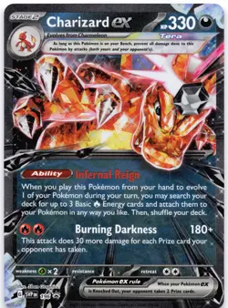 Charizard ex 196 Holofoil SV: Scarlet & Violet Promo Cards - Image 1