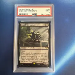PSA 9 MTG Lord of the Rings Orcish Bowmasters 0103 Rare Mint - Image 1