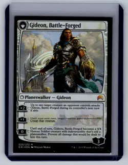 (525) Magic Kytheon, Hero of Akros Misprint NFC LP Foil Magic Origins - Image 2