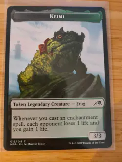 MTG Keimi 011 Kamigawa: Neon Dynasty M/NM Free UK P&PToken - Image 1