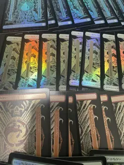 MTG Basic Lands FOIL x50 Full Art Set of 10 Each Phyrexian All Will Be One - Image 5
