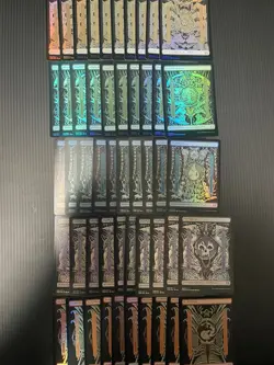 MTG Full Art Set of 10 Each Phyrexian All Will Be One Foil Basic Lands ×50 Swamp - Image 1