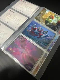 MTG Final Fantasy Art series GOLD STAMP Compleme Set Japanese - Image 5