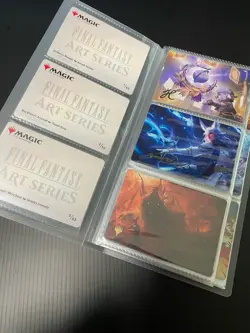 MTG Final Fantasy Art series GOLD STAMP Compleme Set English - Image 3