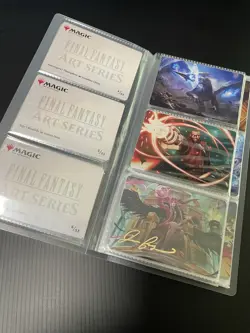 MTG Final Fantasy Art series GOLD STAMP Compleme Set English - Image 4
