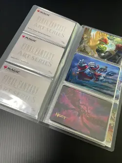 MTG Final Fantasy Art series GOLD STAMP Compleme Set English - Image 5